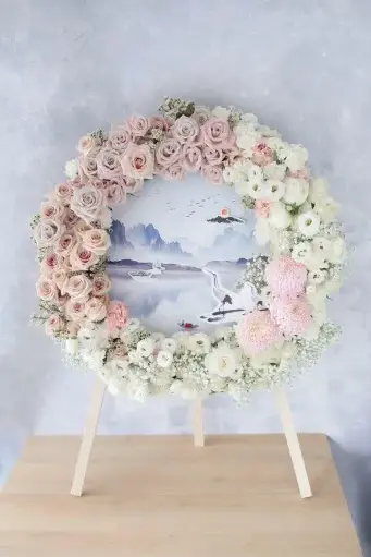 國畫山水(鮮花版)